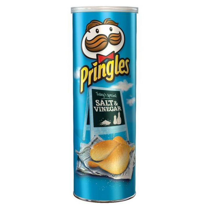 Pringles Salt & Vinegar Crisps 158g
