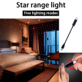 USB Star Caps Projection Lamp Blue Purple Red Laser Projector Light for Room Christmas Party Car Interior Decoration Night Light. 