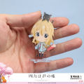 2024 Galaxy Animation April is Your Lie Kaoru Miyazono Decoration Stand Q Version Keychain Animation Peripherals ARMANI FSJAINGS. 