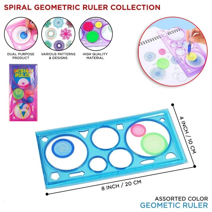 Spirograph Geometric Design Ruler / Art& Craft Sets, Drawing Board ...
