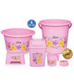 Rossetta Bath Tub Set 6 Pcs (With Dustbin). 