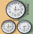 Home Decor Simple Round New Design Plastic Wall Clock. 