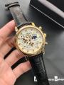 Luxury Men's Business Quartz Watch Top Brand Casual Leather Strap Calendar Watches Quartz Machine PTP Brand. 