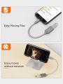 6 Inch 2.0 OTG Cable Braided Data Transfer Micro USB Male to USB Female Adapter. 