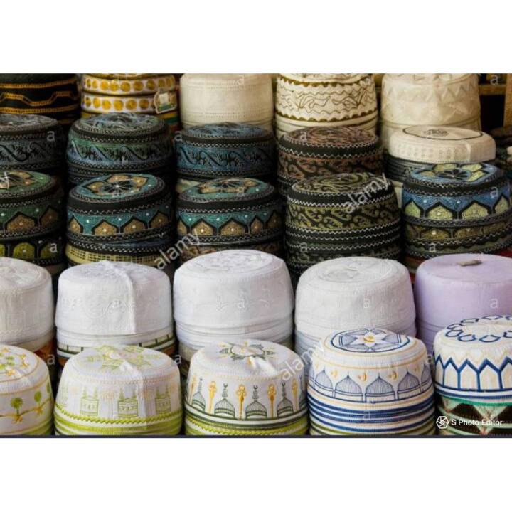 Islamic muslim  cap for prayer 06 piece