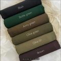 24pc , 12pc , 6pc  4pc , 1pc Custom Scarf Set – Plain Chiffon Scarves, Solid Color Hijabs, Islamic Wrap Shawl, Plain Shawl Hijab, Premium Chiffon Hijab Set for Modest Wear. 