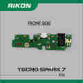 Tecno Spark 7 - KF6 - Charging Port Board Flex - USB Dock Charger Port Charging Port - Board Flex Cable Plug Headphone Audio Jack Microphone MIC Replacement  - 0350. 