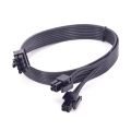 CPU 8 Pin to 4+4 Pin ATX Power supply Cable 8Pin to 8pin EPS Cable P8 to P4 for Cooler Master Silent Pro Hybrid 1300W modular. 