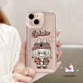 Cute Pop Mart Labubu Case For Redmi 13C 12 9 10C 12C 10A 9A 10 A2 9 A1 9T Note 12 10s 11 13 9 11s 8 10 Pro Max Poco X5 X6 M3 Mi 11 12 Lite Cartoon Trendy Brand Doodle Couples Cover. 