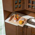 Mini Furniture High Reduction Miniature 1/12 Dollhouse Wooden Plate Model. 