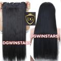 Black Hair Extension Natural Black Exact color Washable Length 30 inches. 