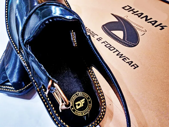 Peshawar%20Zardari%20Handmade%20Peshawari%20Chappal%20In%20Shine%20Mate%20Leather%20Branded%20Shoe%20BZPC-1%20-%20Image%205