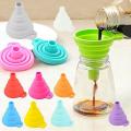 Muntazir High quality mini funnel beautiful foldable oil funnel food grade silicon water funnel/ qeef kitchen accessories funnel/ peep, kitchen organizer keef, kitchen tools, kitchen gadgets, Bottle Water Pump Dispenser. 