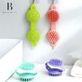 Brand Bytes 2 In 1 Silicone Shampoo Brush Handheld Round Soft Scalp Massage Brush Bath Massage Brush Hair Shower Brush Comb SPA Shower Brush. 