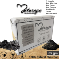 Natureza Organic Activated charcoal Soap Herbal for deep cleansing Sensitive skin 85 g. 