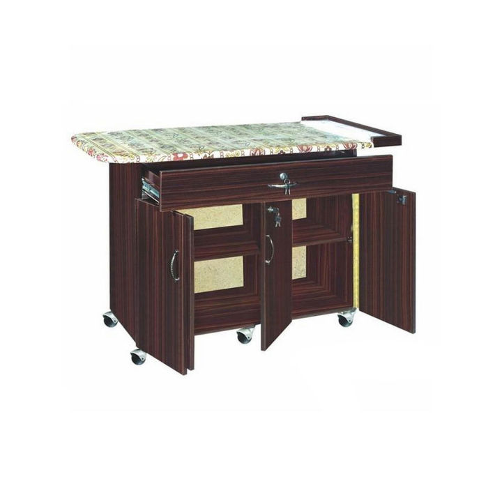 Big Iron Stand with Storage Cabinet