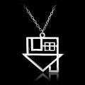 Mqchun Stainless Steel Rock Band Black Veil Brides Necklaces Veil Brides Bvb Merch Fob Logo Men Women Fans Necklace. 