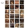 Brown Aesthetic Stickers 24 pcs for Journal and scrapbook Album pack. 