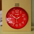 Casio wall clock timeless elegance wall clock tik tik machine and premium quality smooth color and plastic material. 