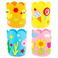 Pen Container DIY Pencil Holder Children Craft  Kits Kids Educational DIY Craft Kit Cute Creative Handmade. 