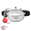 SK 7 Liter Zircon 2 in 1 Karahi Pressure Cooker with Free Glass Lid. 