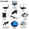 AC 110-240V DC 5V 6V 8V 9V 10V 12V 15V 0.5A 1A 2A 3A Universal Power Adapter Supply Charger adaptor Eu Us for LED light strips. 