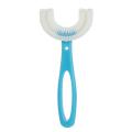 Baby Toothbrush Children's Teeth Cleaning Brush Kids U-Shaped Toothbrush for Children Mouth Oral Cleaning Brush 360 Degrees U Shaped Tooth Dental Training Toothbrushes Oral Care Portable Mouth-Cleaning Manual with Handle Daily Children's Cleaning Food. 