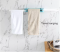 Bathroom Accessories 3 in 1 Wall Mounted Foldable Shoe Holder Slippers Rack - Plastic - 1 Pc. 