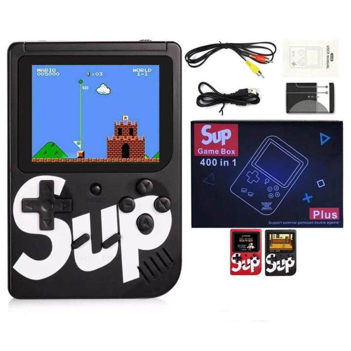 Portable Video Game Player 400 Sup  Games 400  in 1 AV Out Two Roles  Video Game Console HD LCD Screen for Children Gifts