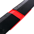 Universal Car Spoiler, Adjustable Rear Trunk Spoiler Lip Roof Tail Wing Accessories, Black+Red. 
