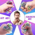Tangle Fidget Toys Colorful Gobbles Anti-Stress Handle Mesh Stress Balls Sticky Soft Stuffed Toys Squishy Anxiety Fidget Sensory Toy. 