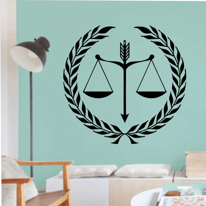 Law%20firm%20isolated%20emblem%20Lawyer%20office%20sign%20with%20scales%20of%20justice%20framed%20office%20decor,%20law%20bar%20vinyl%20wall%20sticker%20decor%20%20ID#4860%20-%20Image%203