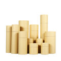 Universal paper tube tea packaging box sealed cylinder mouse pad gift packaging kraft paper can. 