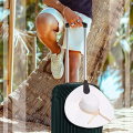 Hat Clip for Travel Magnetic Hat Holder Backpack Clip Luggage White. 