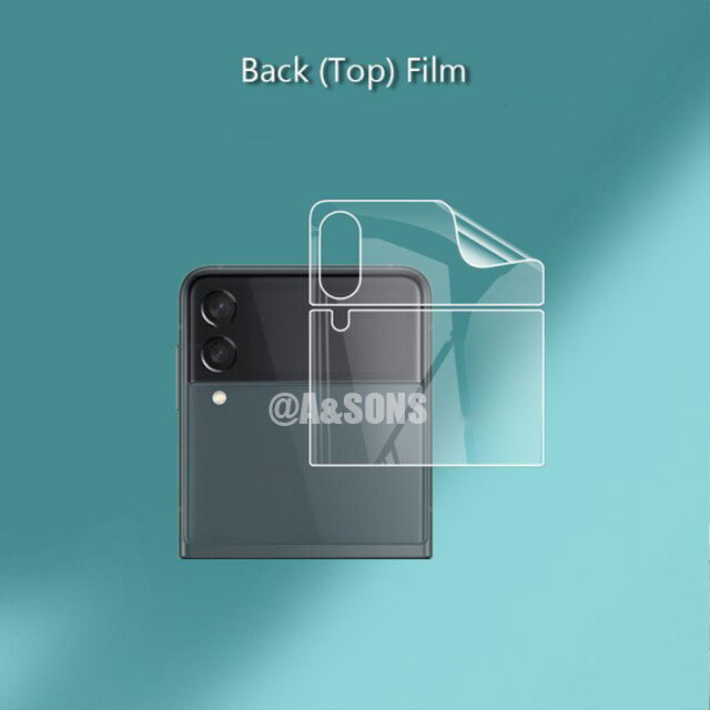 Samsung%20Z%20Flip%203%20Screen%20Protector,%20Front%20&%20Backhydrogel%20film%20Jelly%20Protector%20-%20Image%204