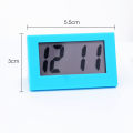 Mini LCD Digital Clock Portable Table Electronic Clock For Living Room Bedroom Decor Home Office Desktop Time Display Mute Clock. 