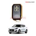 EXCLUSIVE GOLD-LINE SUZUKI SWIFT 2022 KEY COVER TPU. 