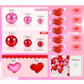 Vase Filler Decorations Romantic Valentine's Day Vase Fillers Vibrant Love Heart Beads for Stunning Decor Party Accessories Plastic Vase Fillers. 