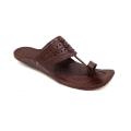 Shaheen Brown kolapuri chappal for men. 
