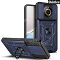 Phone case For Realme 11 Pro + Back cover Hard Armor Shockproof Camera Protection Bracket Navigation Holder Ring cover For Realme11 Pro Plus Cover cases. 