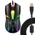 ZUNTUO M12 RGB Gaming Mouse with Mic & Silent Clicks — 800‑1600 DPI, USB Wired for PC / Laptop. 