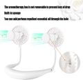 Sports Fan Portable Neck Fan, Color Changing LED, with Aromatherapy, 360° Free Rotation,and Lower Noise Strong Airflow Headphone Design for Sport, Office, Home, Outdoor, Travel, etc.. 