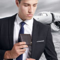 【ThinkWay】CARTELO Real Leather  Wallet Men's Fashion Business Dual-use  Holder Wallet RFID Block Wallet Men Portemonnee Men. 