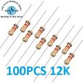 50,100,200,500,1000,PCS 12K Ohm 1/4 Watt 5% Carbon Film Resistor Through Hole In Pakistan. 
