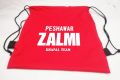 Drawstring Bag-Red. 