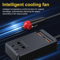 Universal 150W Car Power Inverter – DC 12V/24V to 110V/220V AC Converter, Intelligent Auto Power Adapter for Laptop, Phone, and Electronics. 