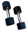 Pair Of Dumbells Rubber - 10KG. 