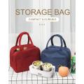 New Imported Quality Portable Lunch Bag Thermal Insulated Lunch Box Tote Cooler Handbag Lunch Bags For Women Convenient Box Tote Food Storage Bag for School/Office/Outing/Picnic Random Color. 