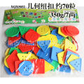 Kindergarten desktop building blocks baby visual training digital button stringing beads girl toys gifts. 