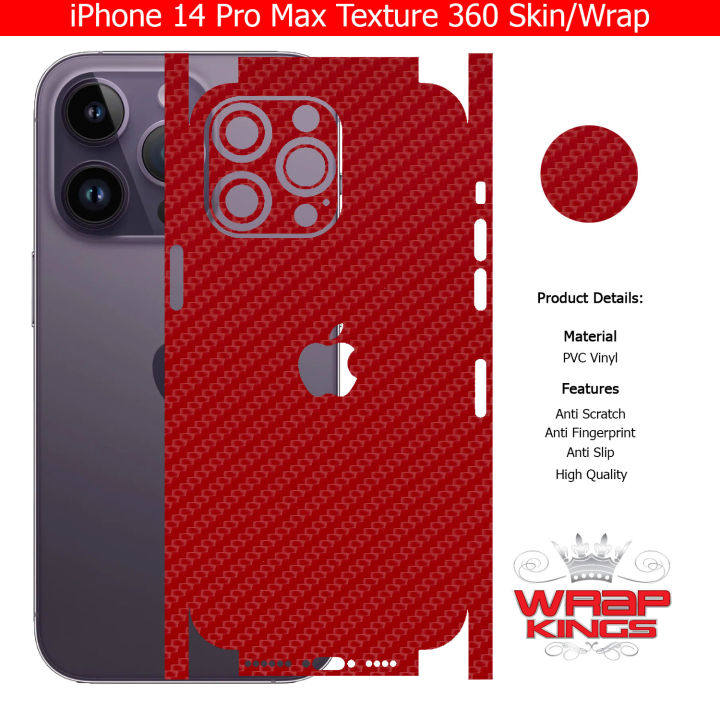 iPhone%2014%20Pro%20Max%20Skin/Wrap%20360%20Protection%20Sheet/%20Carbon%20fiber/%20Matte/%20Transparent/%20Lamination%20Back%20And%20Sides%20Included%20Camera%20Skin%20-%20Image%204